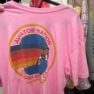 pink aviation boyfriend tee!!